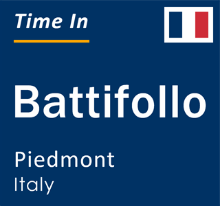 Current local time in Battifollo, Piedmont, Italy