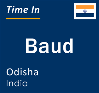 Current local time in Baud, Odisha, India