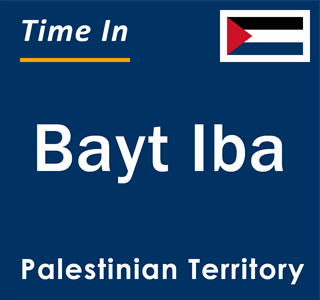 Current local time in Bayt Iba, Palestinian Territory