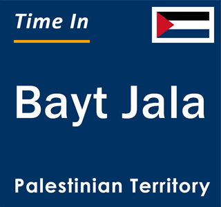 Current local time in Bayt Jala, Palestinian Territory