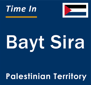 Current local time in Bayt Sira, Palestinian Territory