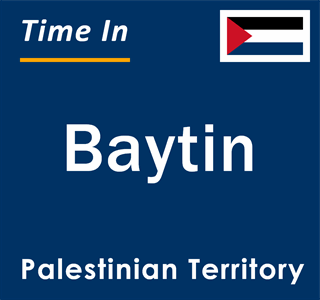Current local time in Baytin, Palestinian Territory