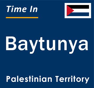Current local time in Baytunya, Palestinian Territory