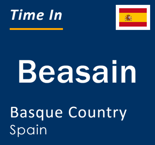 Current local time in Beasain, Basque Country, Spain