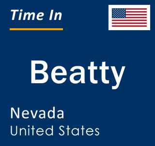 Current local time in Beatty, Nevada, United States