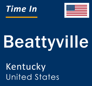 Current local time in Beattyville, Kentucky, United States