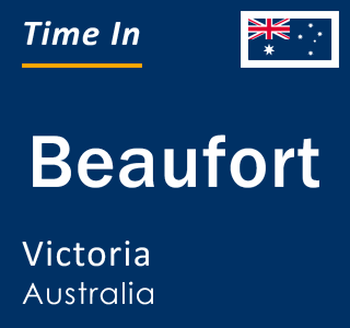 Current local time in Beaufort, Victoria, Australia