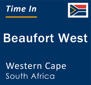 Current local time in Beaufort West, Western Cape, South Africa