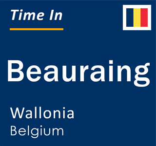 Current local time in Beauraing, Wallonia, Belgium