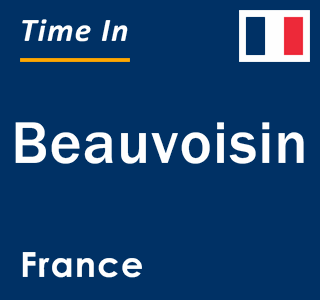 Current local time in Beauvoisin, France