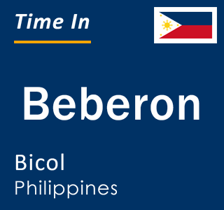 Current local time in Beberon, Bicol, Philippines