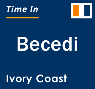 Current local time in Becedi, Ivory Coast