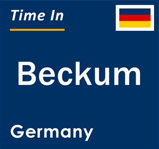 Current local time in Beckum, Germany