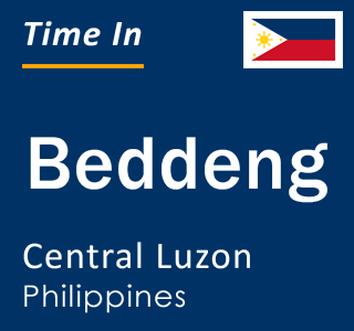 Current local time in Beddeng, Central Luzon, Philippines