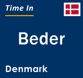 Current local time in Beder, Denmark