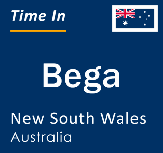 Current local time in Bega, New South Wales, Australia