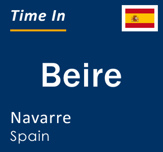 Current local time in Beire, Navarre, Spain