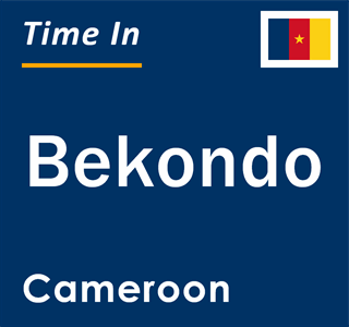 Current local time in Bekondo, Cameroon