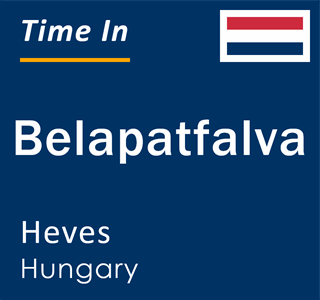 Current local time in Belapatfalva, Heves, Hungary