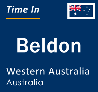 Current local time in Beldon, Western Australia, Australia