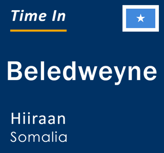 Current local time in Beledweyne, Hiiraan, Somalia