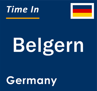 Current local time in Belgern, Germany