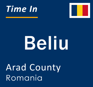 Current local time in Beliu, Arad County, Romania