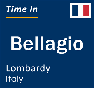 Current local time in Bellagio, Lombardy, Italy