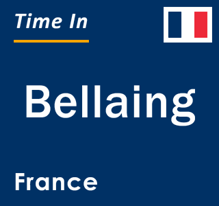 Current local time in Bellaing, France