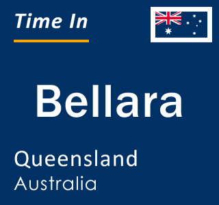 Current local time in Bellara, Queensland, Australia