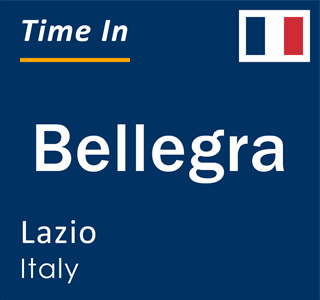 Current local time in Bellegra, Lazio, Italy