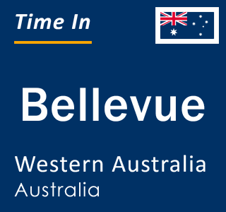 Current local time in Bellevue, Western Australia, Australia