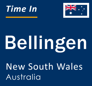 Current local time in Bellingen, New South Wales, Australia