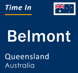 Current local time in Belmont, Queensland, Australia