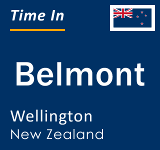 Current local time in Belmont, Wellington, New Zealand