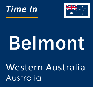 Current local time in Belmont, Western Australia, Australia