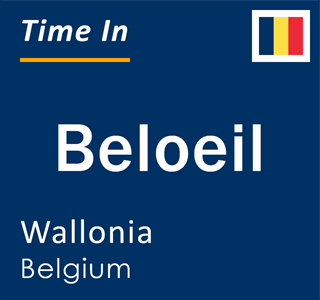 Current time in Beloeil, Wallonia, Belgium