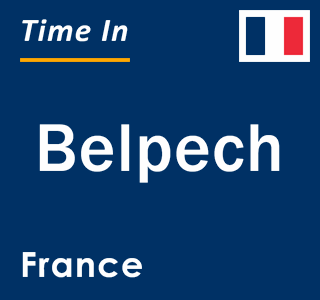 Current local time in Belpech, France