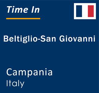 Current local time in Beltiglio-San Giovanni, Campania, Italy