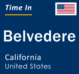 Current local time in Belvedere, California, United States