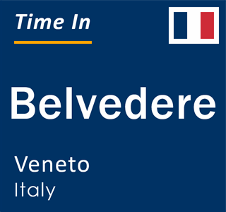 Current local time in Belvedere, Veneto, Italy