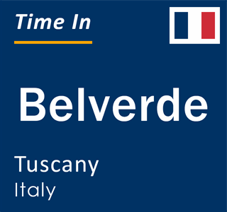 Current local time in Belverde, Tuscany, Italy