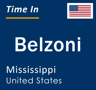 Current local time in Belzoni, Mississippi, United States