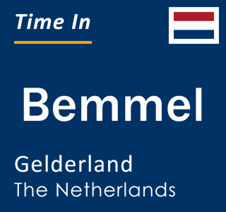 Current local time in Bemmel, Gelderland, The Netherlands
