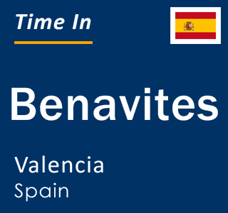 Current local time in Benavites, Valencia, Spain