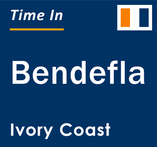 Current local time in Bendefla, Ivory Coast