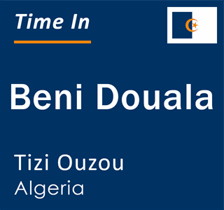 Current local time in Beni Douala, Tizi Ouzou, Algeria