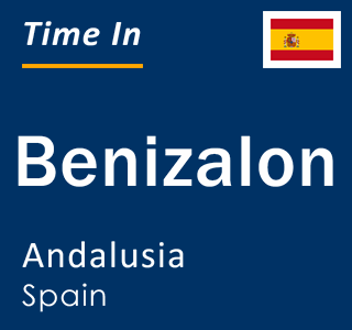 Current local time in Benizalon, Andalusia, Spain