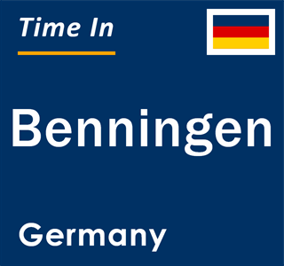 Current local time in Benningen, Germany