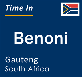 Current time in Benoni, Gauteng, South Africa